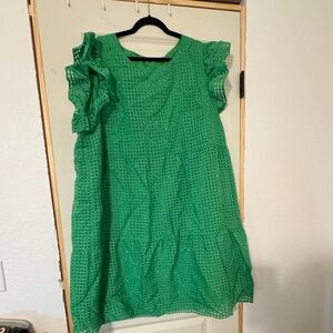 Green Dot Dress